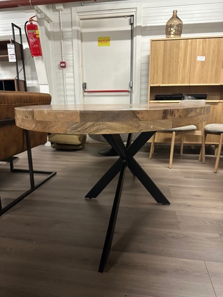 Eetkamertafel Pieter Mano ovaal 210cm, Mango, naturel